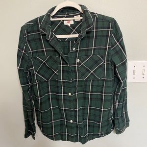 Levi’s Button Down Flannel - Green